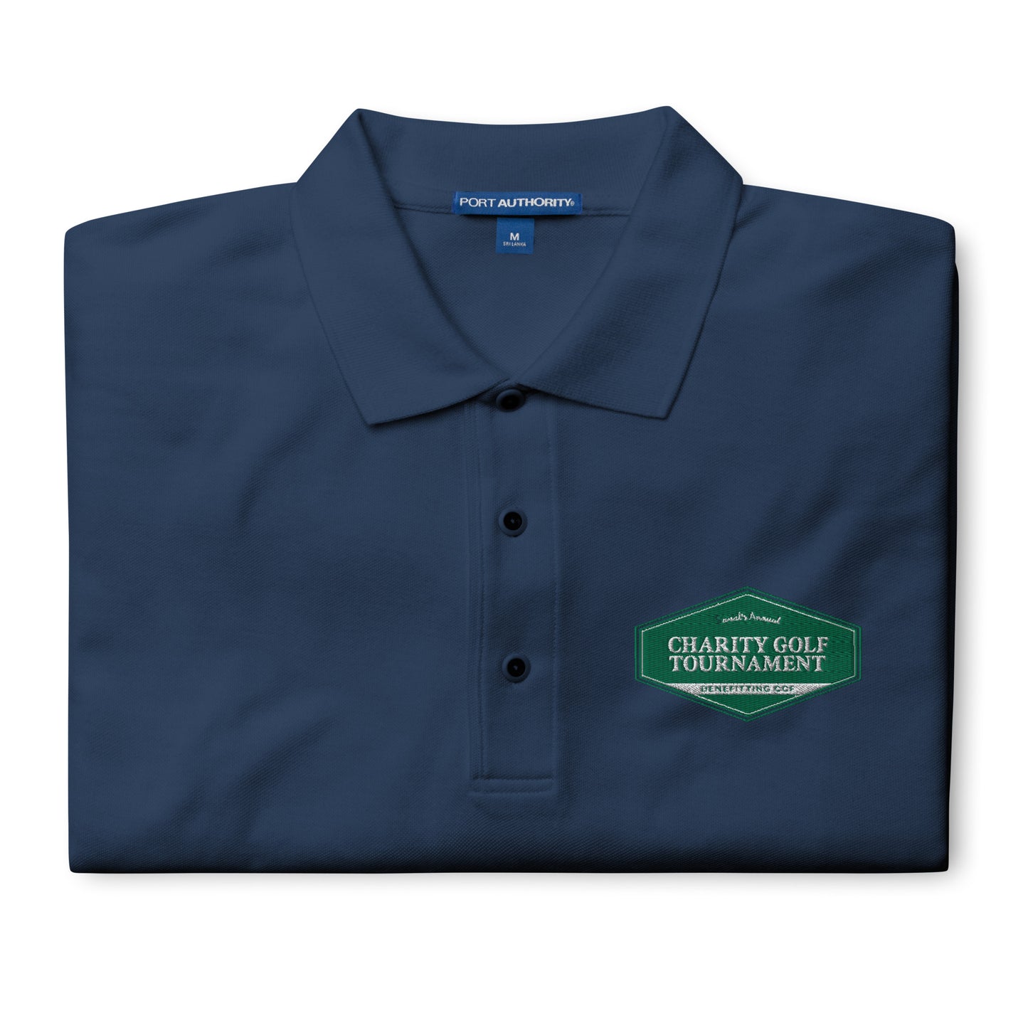 Golf Tournament Men's Premium Polo