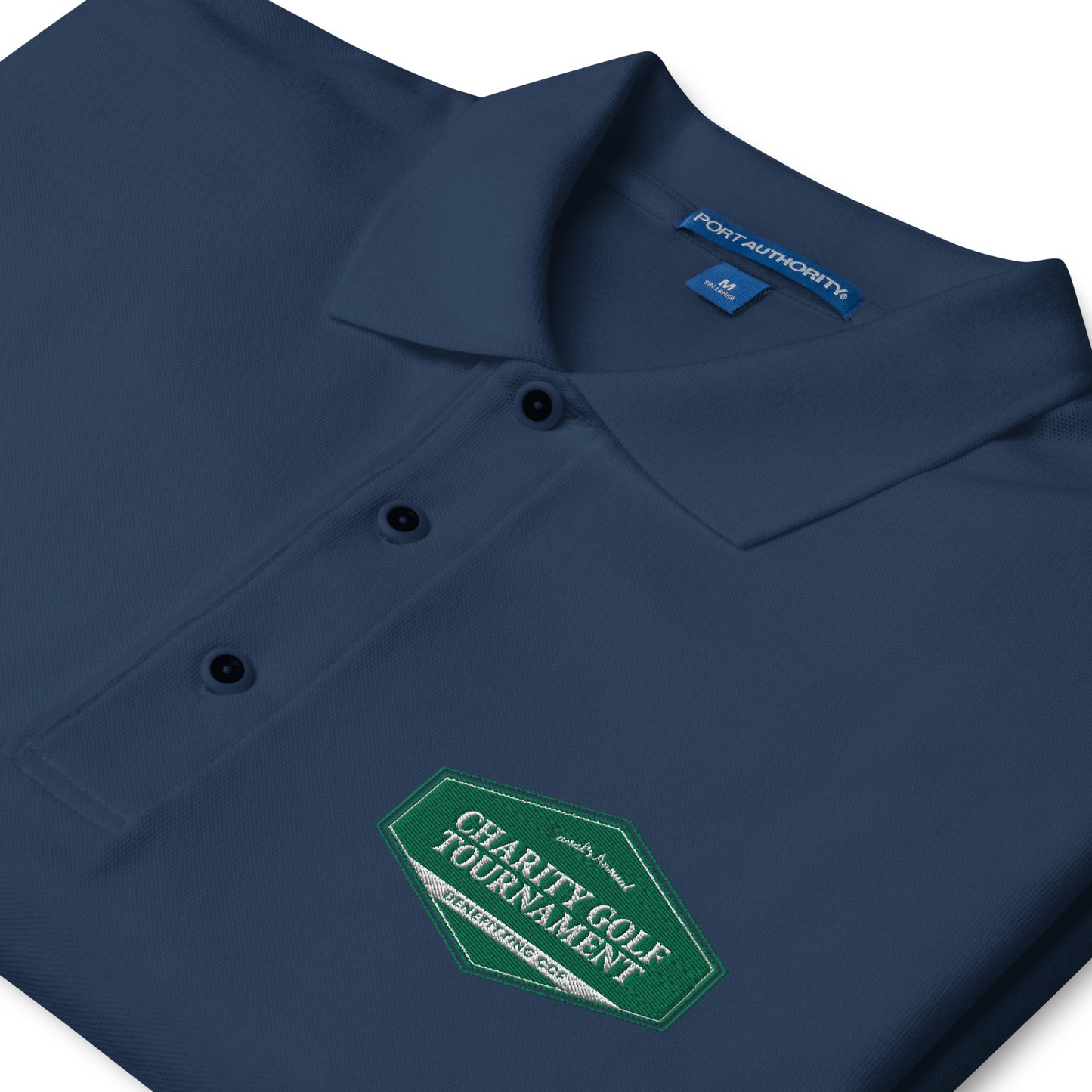 Golf Tournament Men's Premium Polo