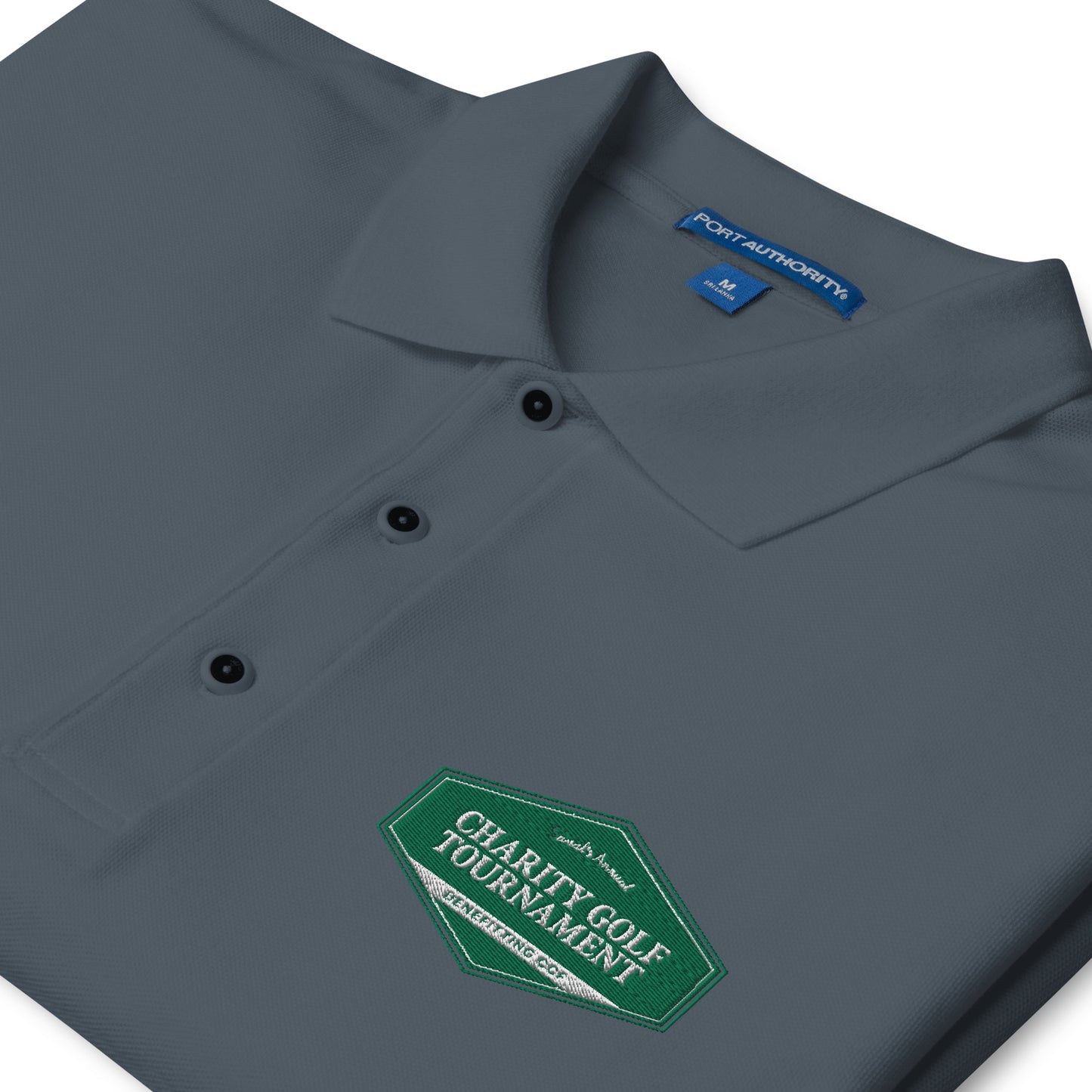 Golf Tournament Men's Premium Polo