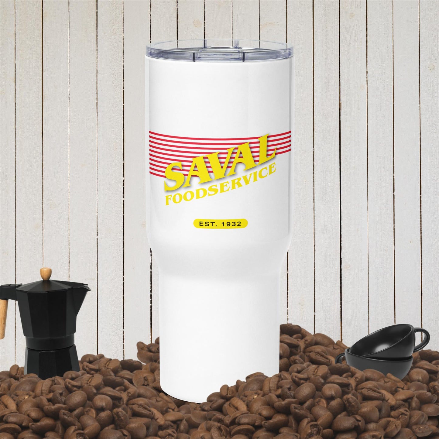 Saval Travel mug with a handle